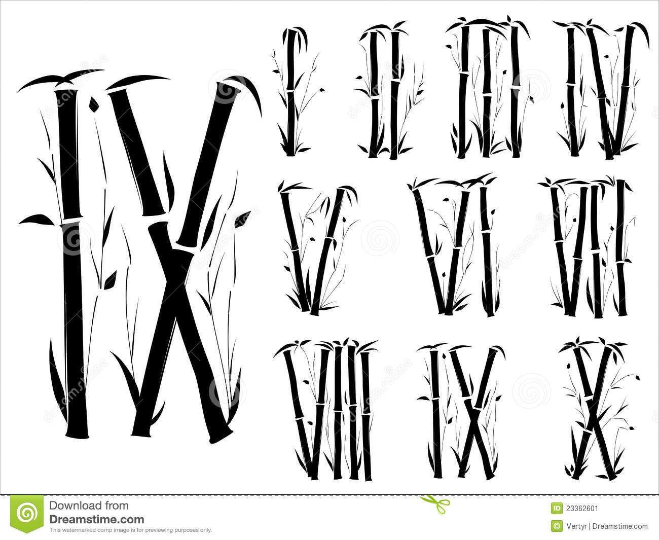 free fonts roman numerals numbers